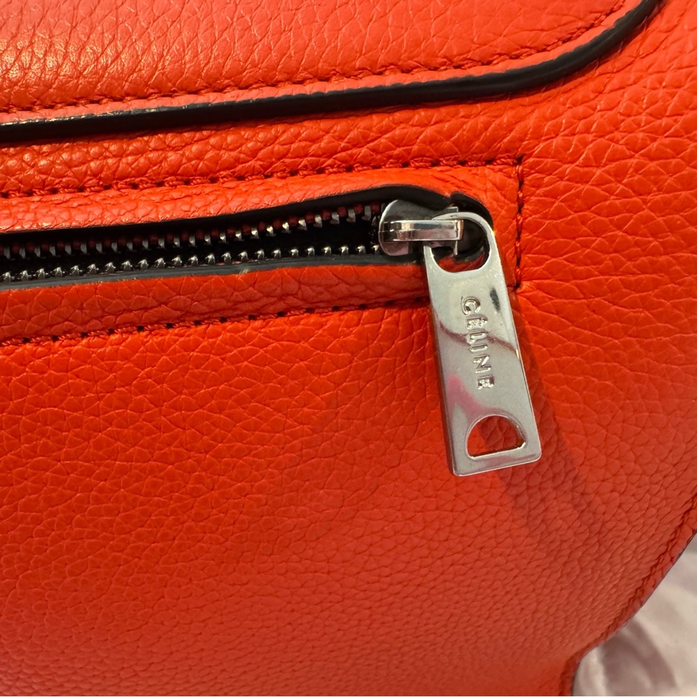 Celine leather/ suede trapeze handbag - Picture 4 of 12